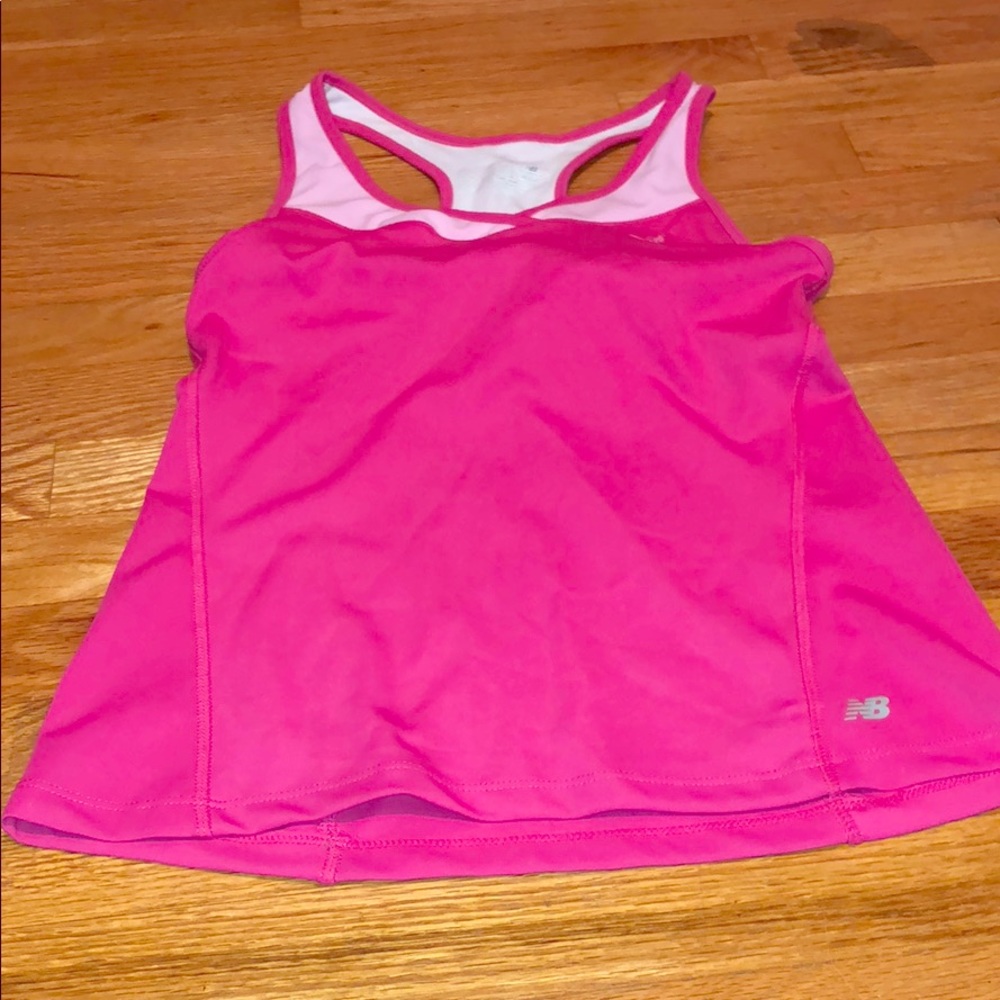 New Balance pink tank size M